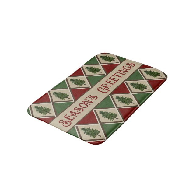 Tapete De Banheiro Pine Trees e Harlequin Bath Mat (Angulado)