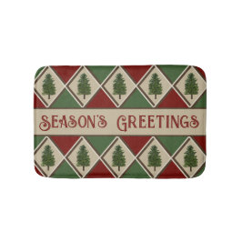 Tapete De Banheiro Pine Trees e Harlequin Bath Mat