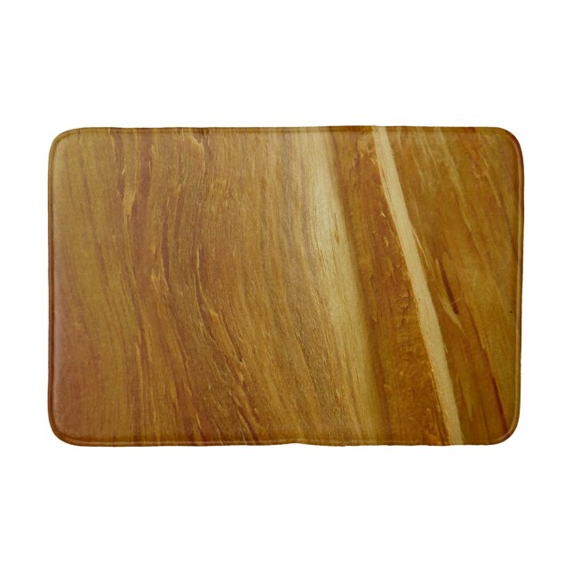 Tapete De Banheiro Pine Wood II Faux Textura em madeira (Frente)