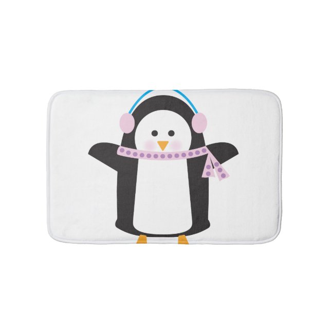 Tapete De Banheiro Pinguim (frente)