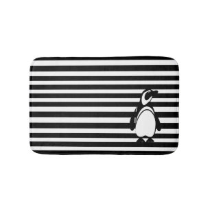 Tapete De Banheiro Pinguim e listras