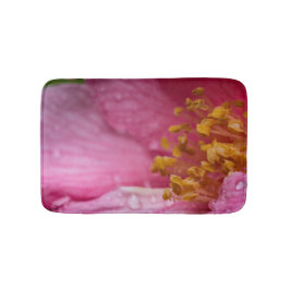 Tapete De Banheiro Pink Camellia Flower Stamens