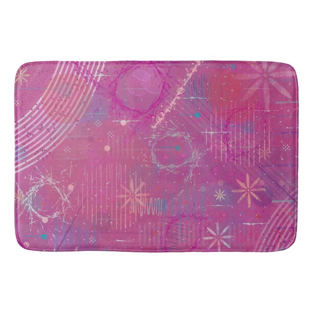Tapete De Banheiro Pink Dreams Abstract  (Frente)