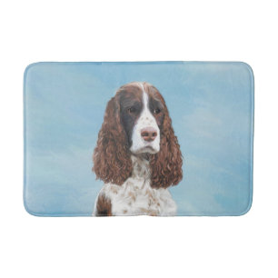 Tapete De Banheiro Pintura em inglês Springer Spaniel original