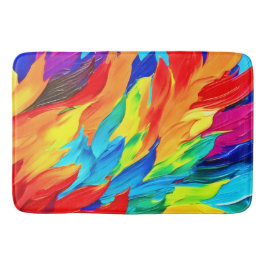 Tapete De Banheiro Pintura por Abstrato de expressão vibrante