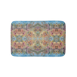 Tapete De Banheiro Pintura Por Aquarela Chic Flower Garden