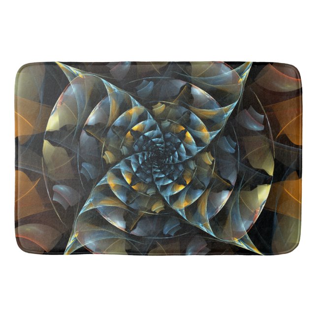 Tapete De Banheiro PinWheel Abstrato Art (Frente)