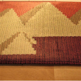 Tapete De Banheiro Pirâmides Egípcios Tan Rust Artisan Crochet Impres