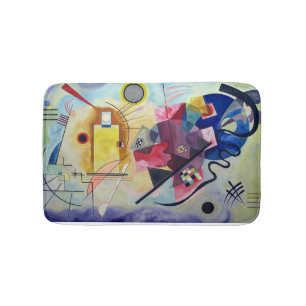 Tapete De Banheiro PixDezines Kandinsky 1925/amarelo/vermelho/azul