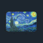 Tapete De Banheiro PixDezines van gogh Starry night/rua. rédea<br><div class="desc">A famosa pintura de Van Gogh, "A Noite Estrelada." Pintado durante sua estadia no asilo Remy Santo na década de 1880, van Gogh retratou as colinas rolantes e árvores ciprestes que viu de sua janela. Melhorado digitalmente pela PixDezines. Copyright © 2008-2016 PixDezines.com™ e PixDezines™ em zazzle.com. Todos os direitos reservados....</div>