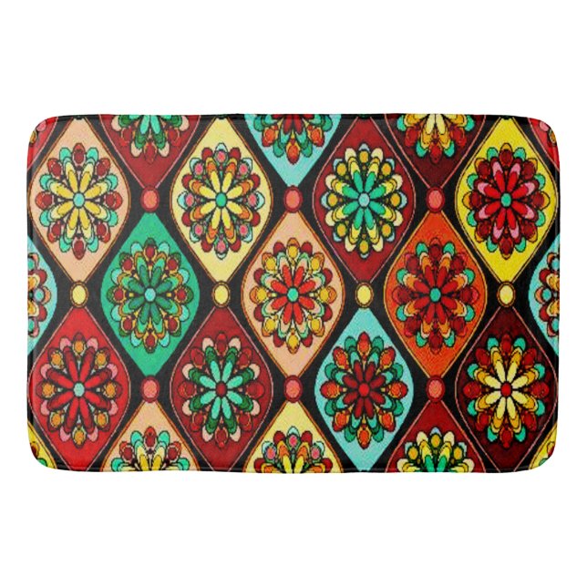 Tapete De Banheiro Placa Ornamental (Frente)
