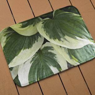 Tapete De Banheiro Planta Hosta Média Floral Variada