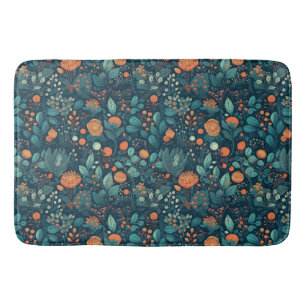 Tapete De Banheiro Plantas escandinavas e flores
