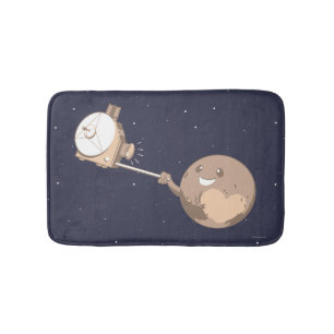 Tapete De Banheiro Pluto Selfie