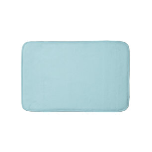 Tapete De Banheiro Pó minimalista azul sólido elegante moderno