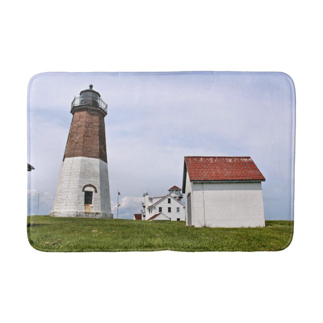 Tapete De Banheiro Point Judith Lighthouse, Rhode Island Bath Mat (Frente)