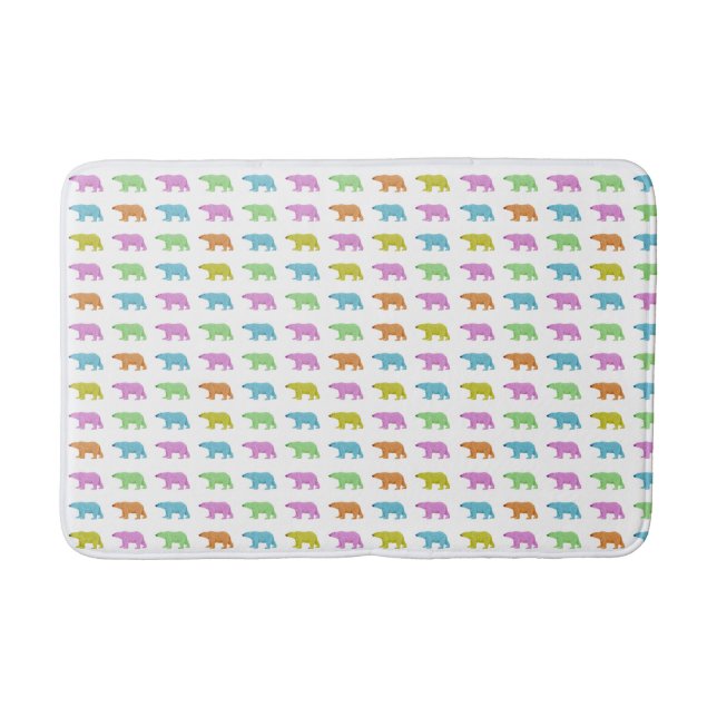 Tapete De Banheiro Polar Bear Bath Mat (Frente)