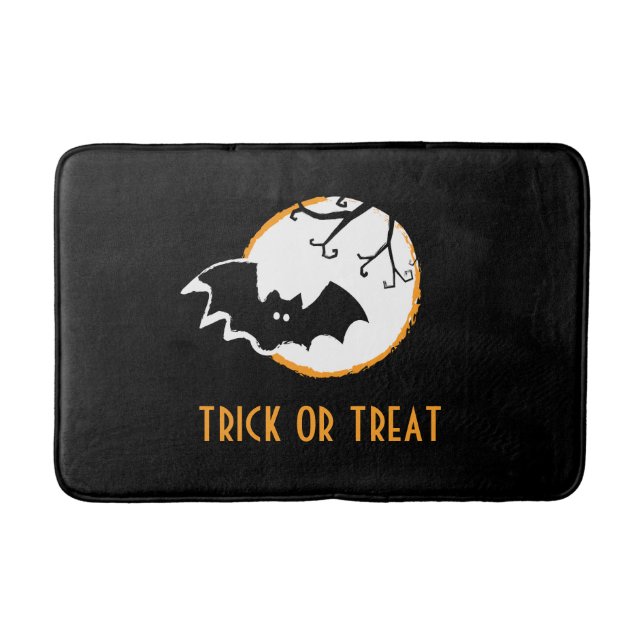 Tapete De Banheiro Polka Bat and Moon (Frente)