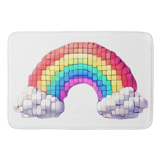 Tapete De Banheiro Ponte Arco-Íris Para Sonhos (Frente)