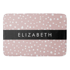 Tapete De Banheiro Pontos Dalmáticos Rosa, Pontos Dalmáticos, Seu Nom