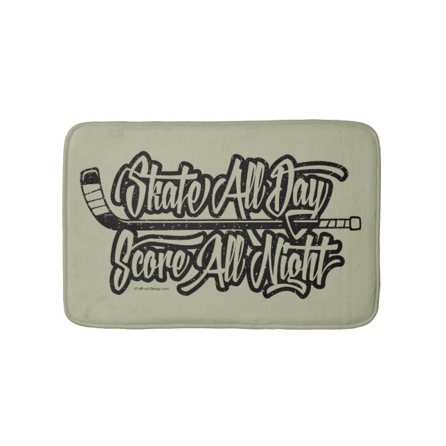 Tapete De Banheiro Pontuação Toda a Noite (Hockey) (frente)