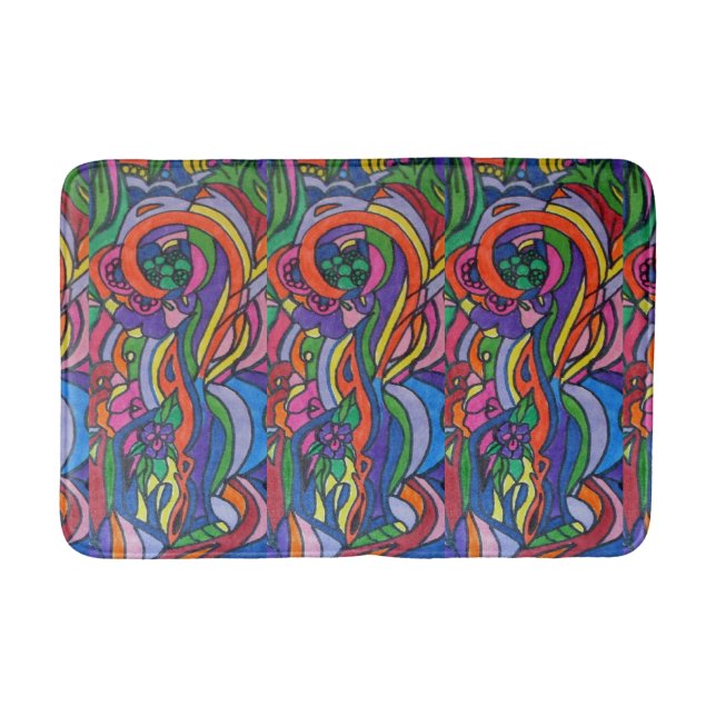 Tapete De Banheiro Pop Art Bath Mat (Frente)