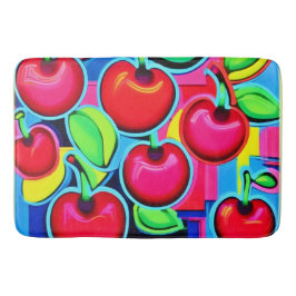 Tapete De Banheiro Pop Art Cherry Burst