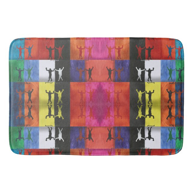 Tapete De Banheiro Pop art no.1 by Yeshaya Dank - unity & harmony (Frente)