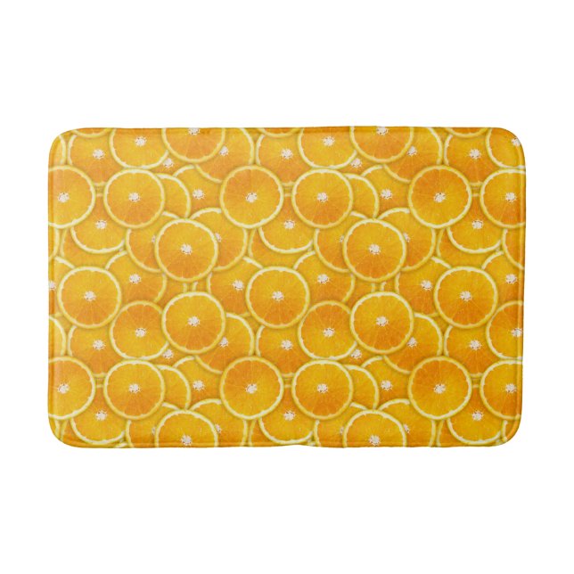Tapete De Banheiro Pop Art Orange Slices (Frente)