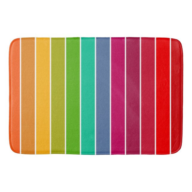 Tapete De Banheiro Pop Art Stripes (Frente)