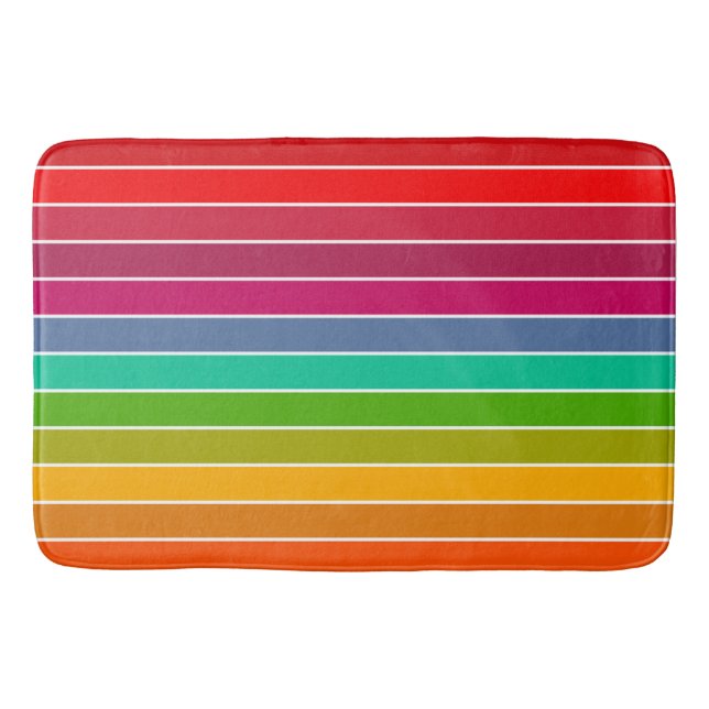 Tapete De Banheiro Pop Art Stripes (Frente)