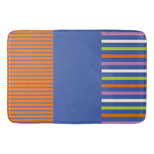 Tapete De Banheiro Pop de cor Bandas design de striped moderna