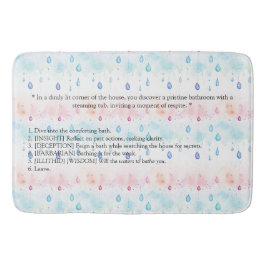 Tapete De Banheiro Porta 3 de Baldur Inspirada