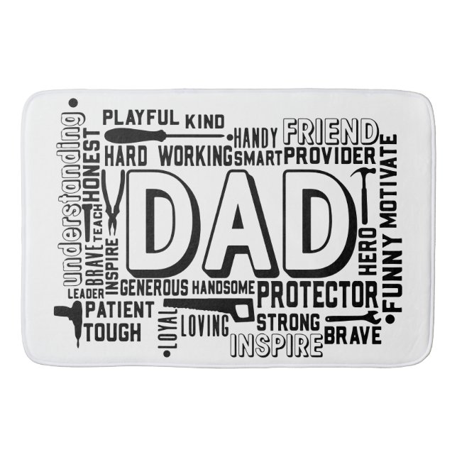 Tapete De Banheiro Porta do pai para casa saudando porta da varanda (Frente)