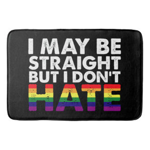 Tapete De Banheiro Posso ser hétero, mas não odeio LGBT Gay
