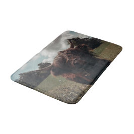 Tapete De Banheiro Prados negros e pastagens de vaca escocesa