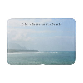 Tapete De Banheiro Praia Oceânica de Kauai
