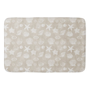 Tapete De Banheiro Prateleiras Brancas de Cream Beige