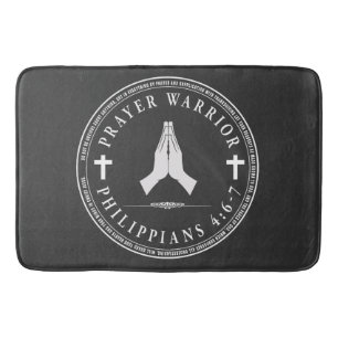 Tapete De Banheiro Prayer Warrior