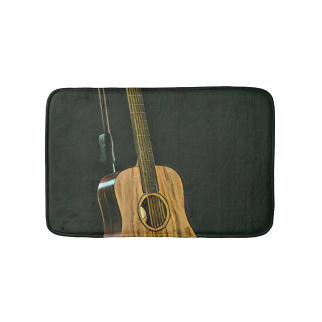 Tapete De Banheiro Presente guitarrista latino (frente)
