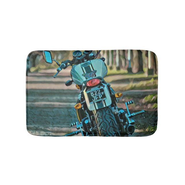 Tapete De Banheiro presentes de motocicleta para namorado (frente)