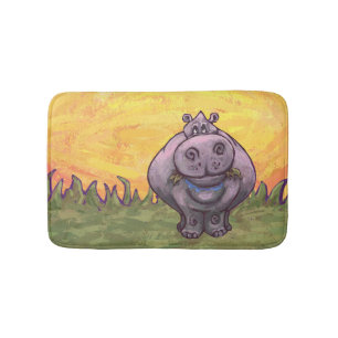 Tapete De Banheiro Presentes e acessórios do Hippopotamus