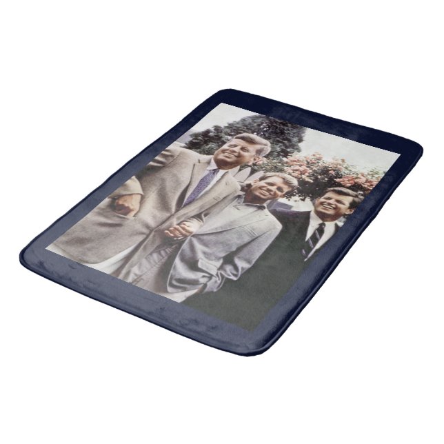 Tapete De Banheiro Presidente americano John Kennedy & Robert & Ted (Angulado)