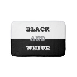 Tapete De Banheiro Preto Com Texto De Cinza Em Cor Sólida Preta