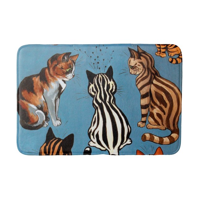 Tapete De Banheiro Primadonna da noite, Louis Wain (Frente)