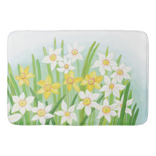 Tapete De Banheiro Primavera Daffodils