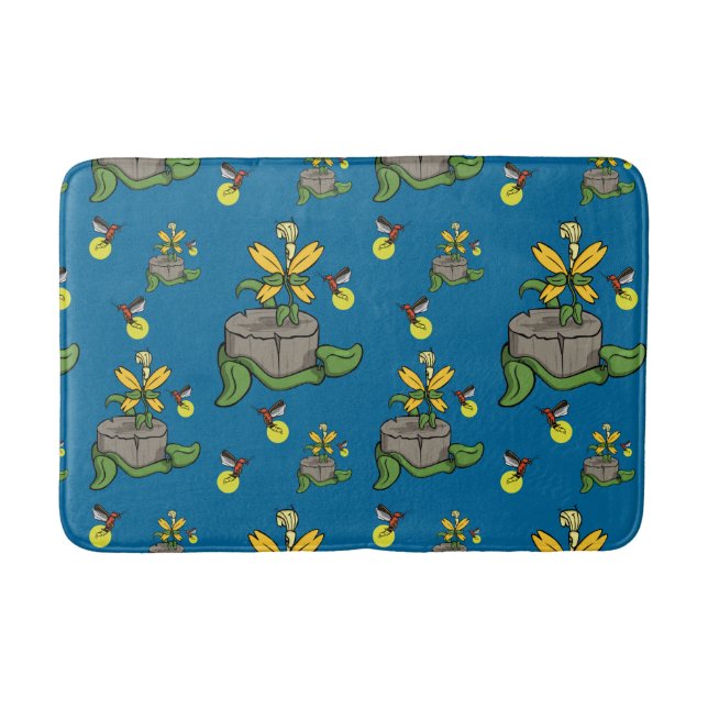 Tapete De Banheiro Primavera Greets Summer Bath Mat (Frente)
