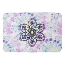 Tapete De Banheiro Primavera Mandala Bath Mat