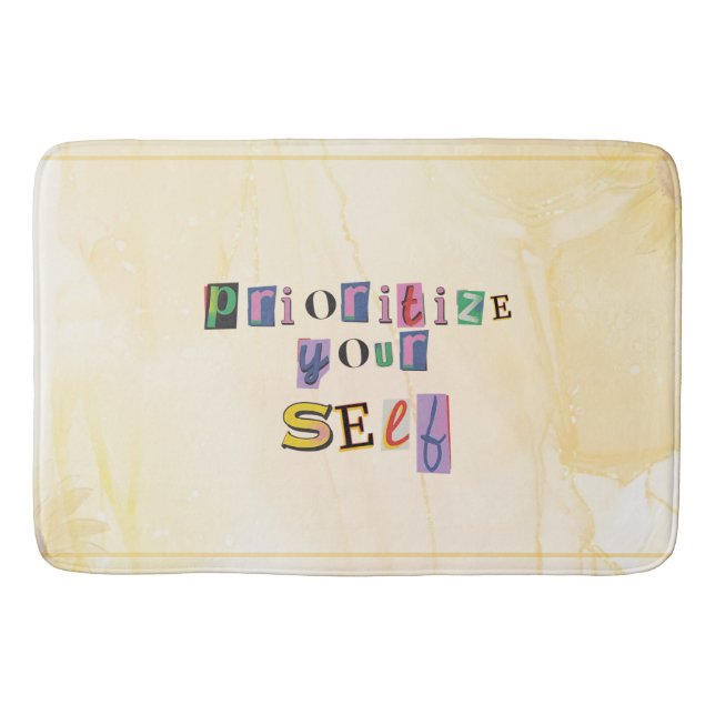Tapete De Banheiro Priorize-se (Frente)