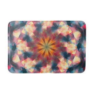 Tapete De Banheiro Prismático Caleidoscópico Psicodélico Mandala